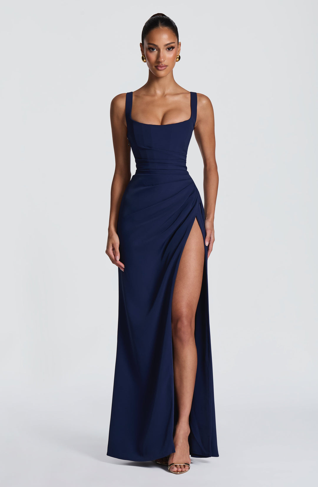 Miraina Maxi Dress in Navy by Clandour, product photo 6