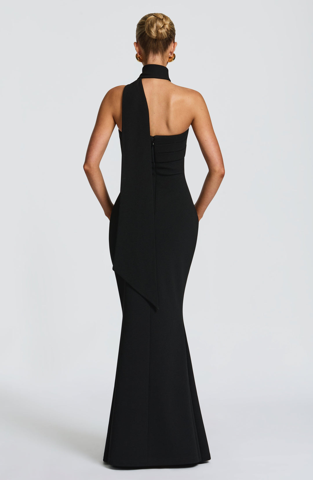 Miralina Maxi Dress in Black by Clandour, product photo 3