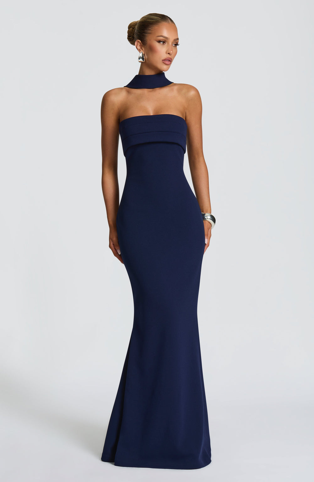 Miralina Maxi Dress in Navy by Clandour, product photo 2