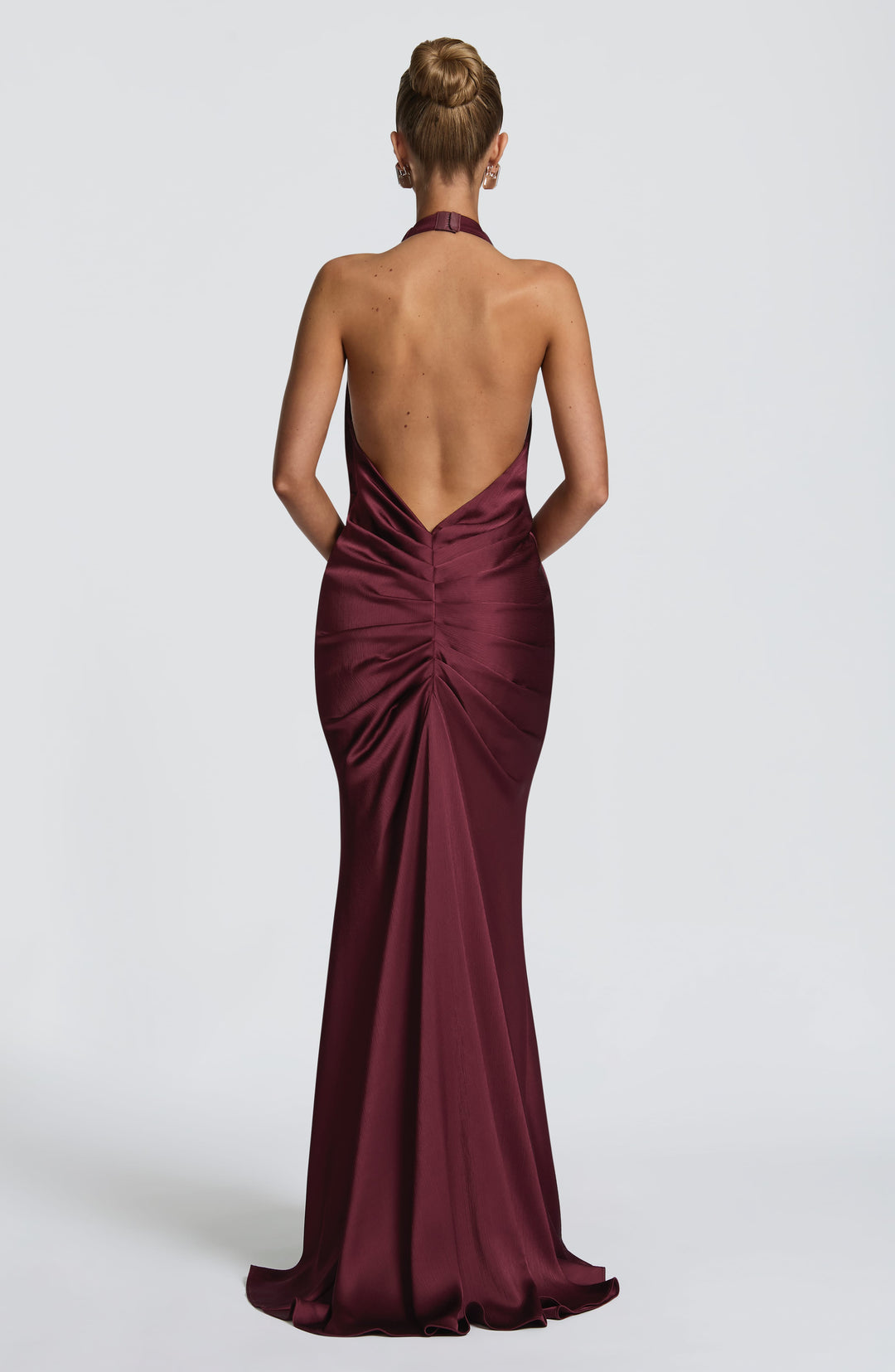 Miralise Gown in Cherry Lacquer by Clandour, product photo 3
