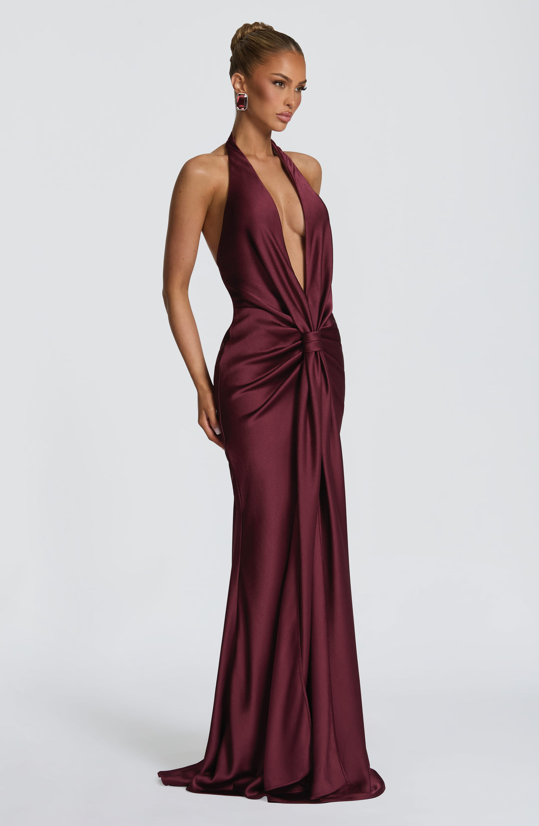 Miralise Gown in Cherry Lacquer by Clandour, product photo 5