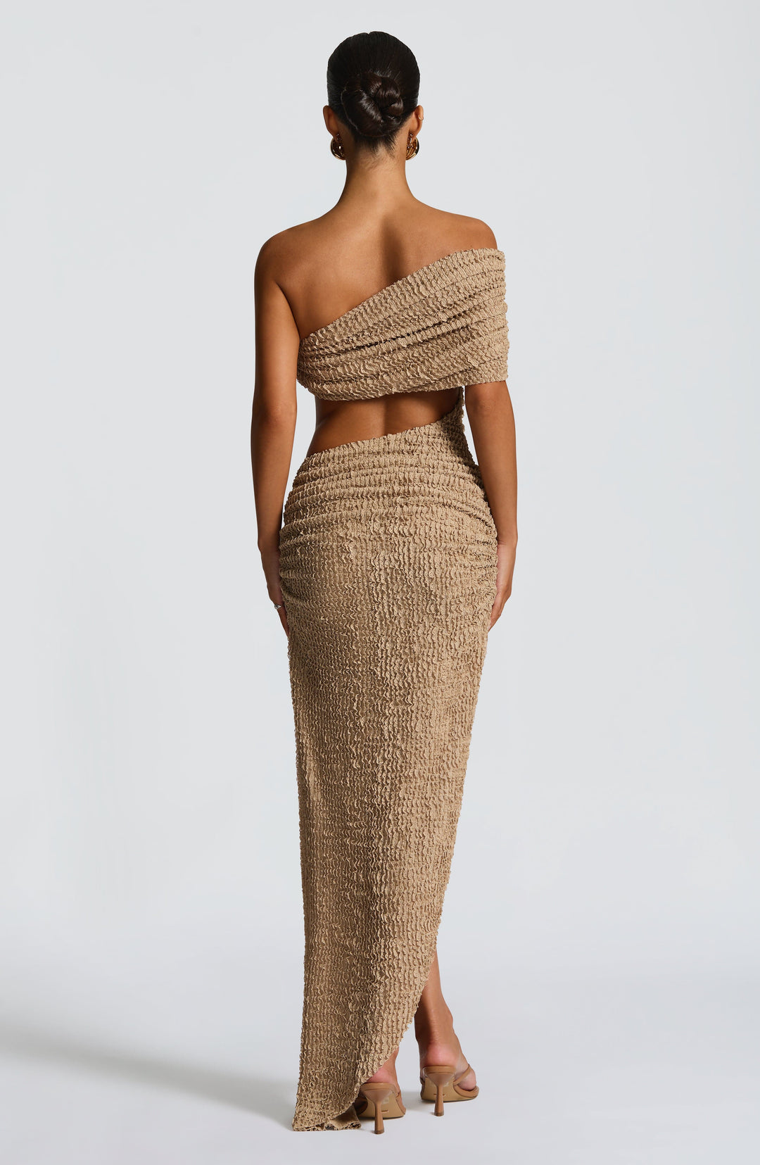 Miraola Midi Dress in Beige by Clandour, product photo 2
