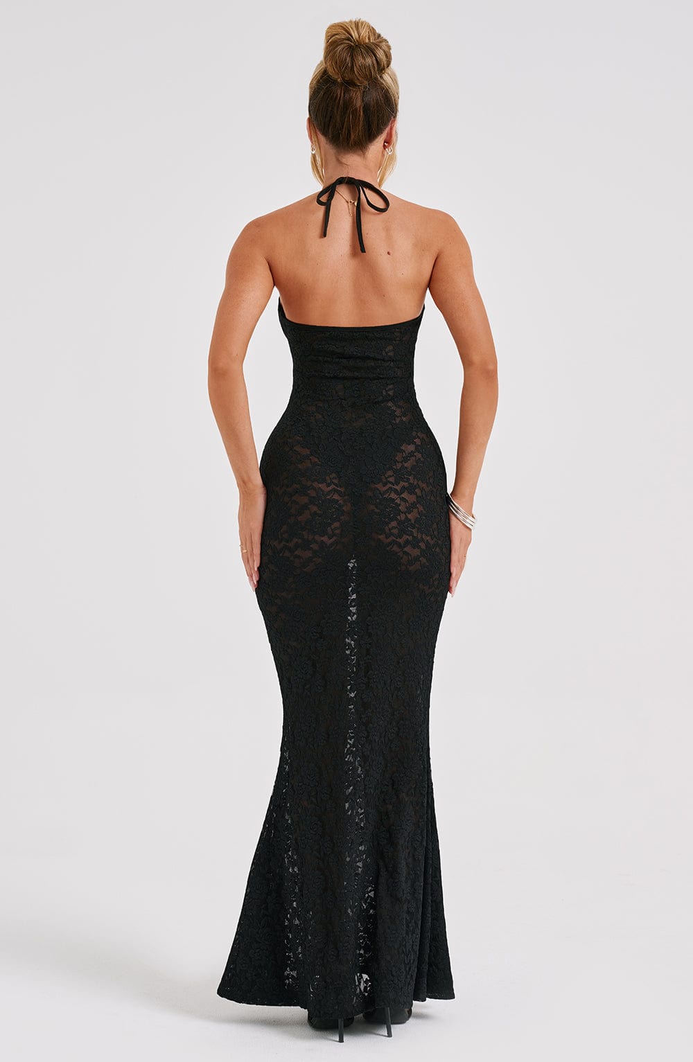 Mirayne Maxi Dress in Black by Clandour, product photo 3