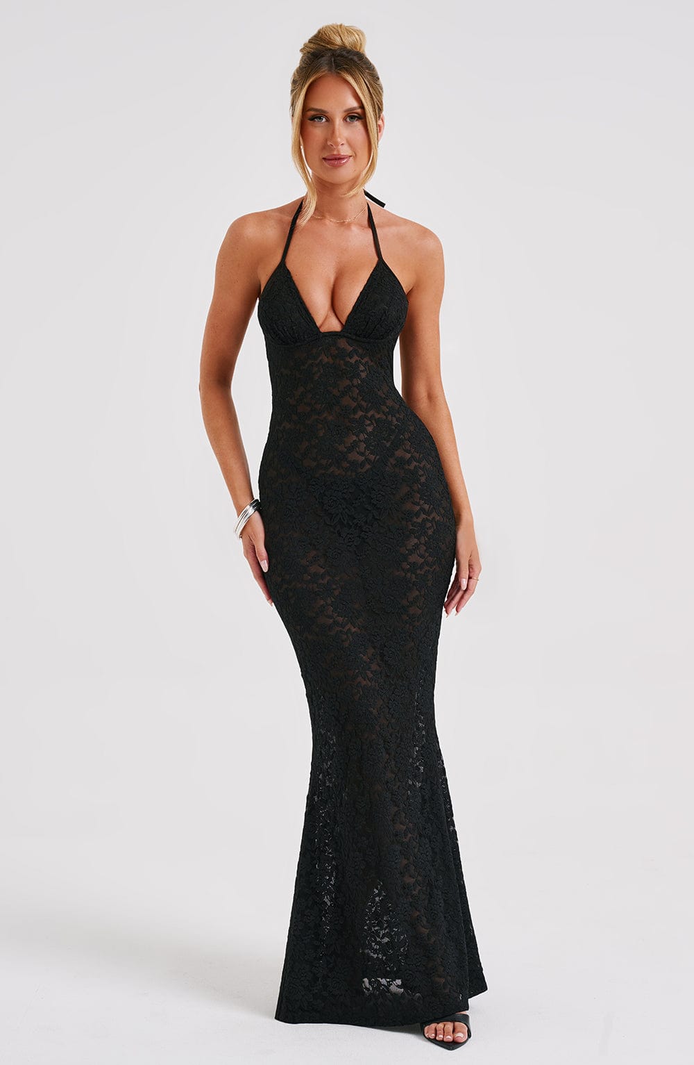 Mirayne Maxi Dress in Black by Clandour, product photo 10