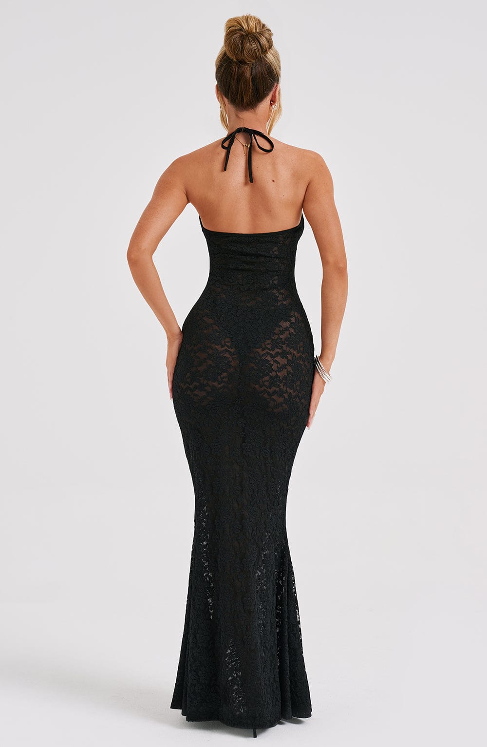 Mirayne Maxi Dress in Black by Clandour, product photo 11