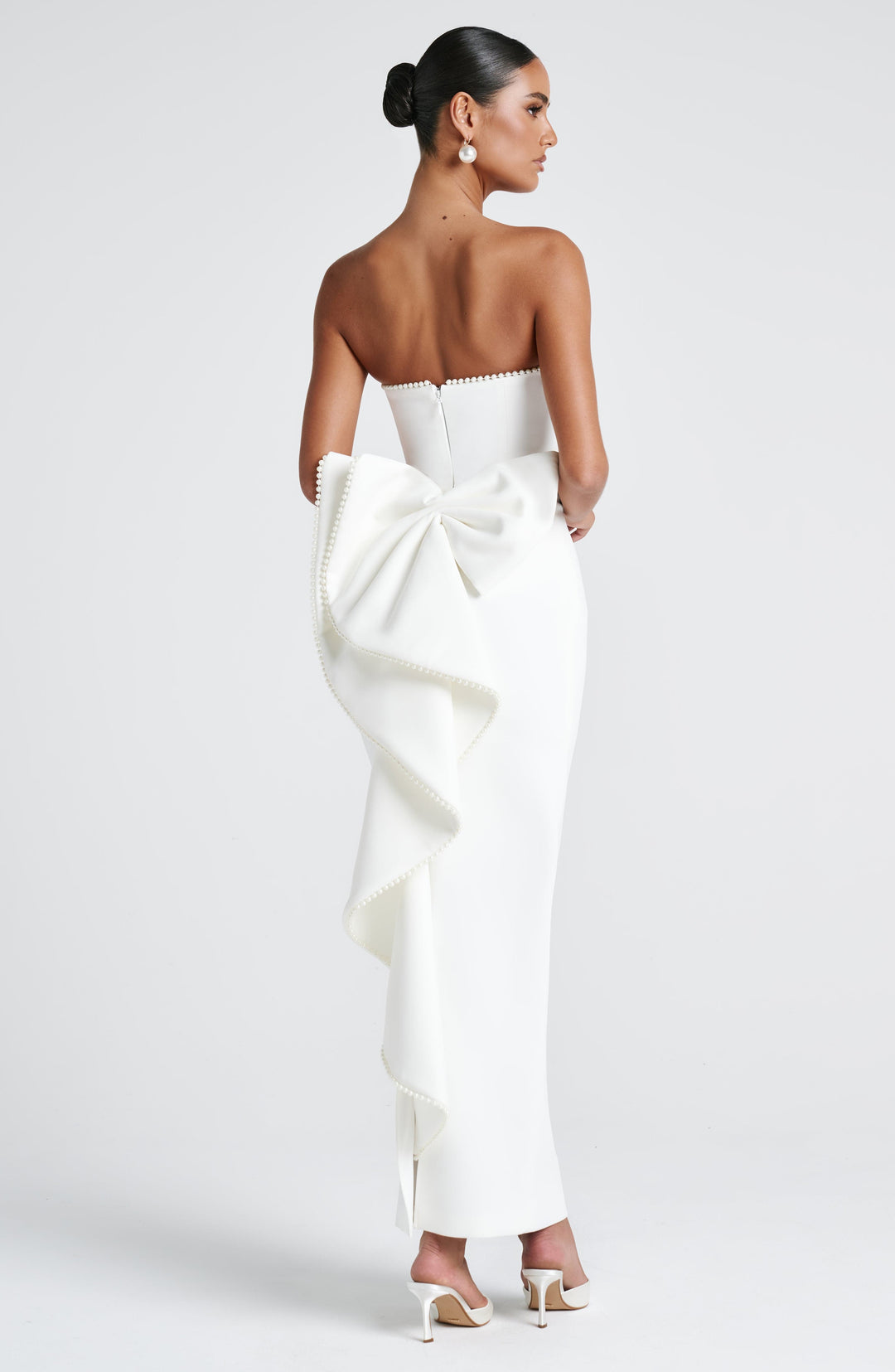 Nolaelia Maxi Dress in Ivory by Clandour, product photo 1