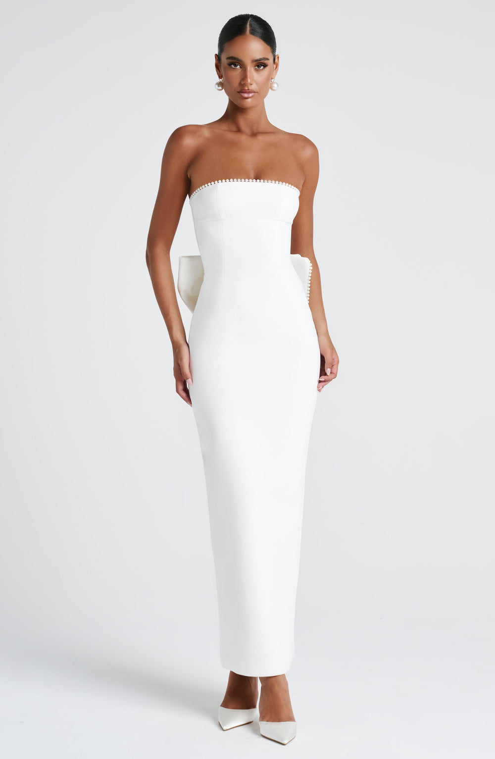 Nolaelia Maxi Dress in Ivory by Clandour, product photo 2