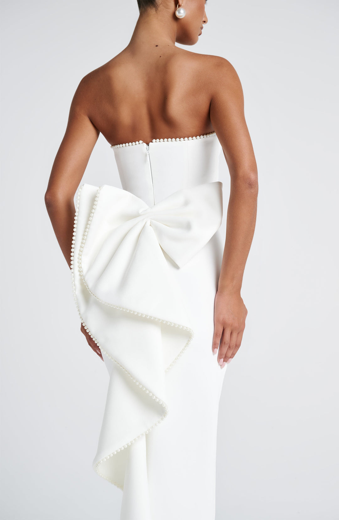 Nolaelia Maxi Dress in Ivory by Clandour, product photo 3