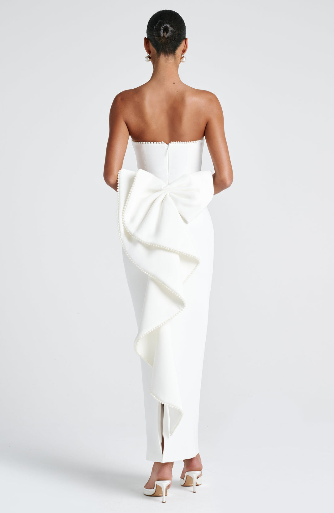 Nolaelia Maxi Dress in Ivory by Clandour, product photo 6