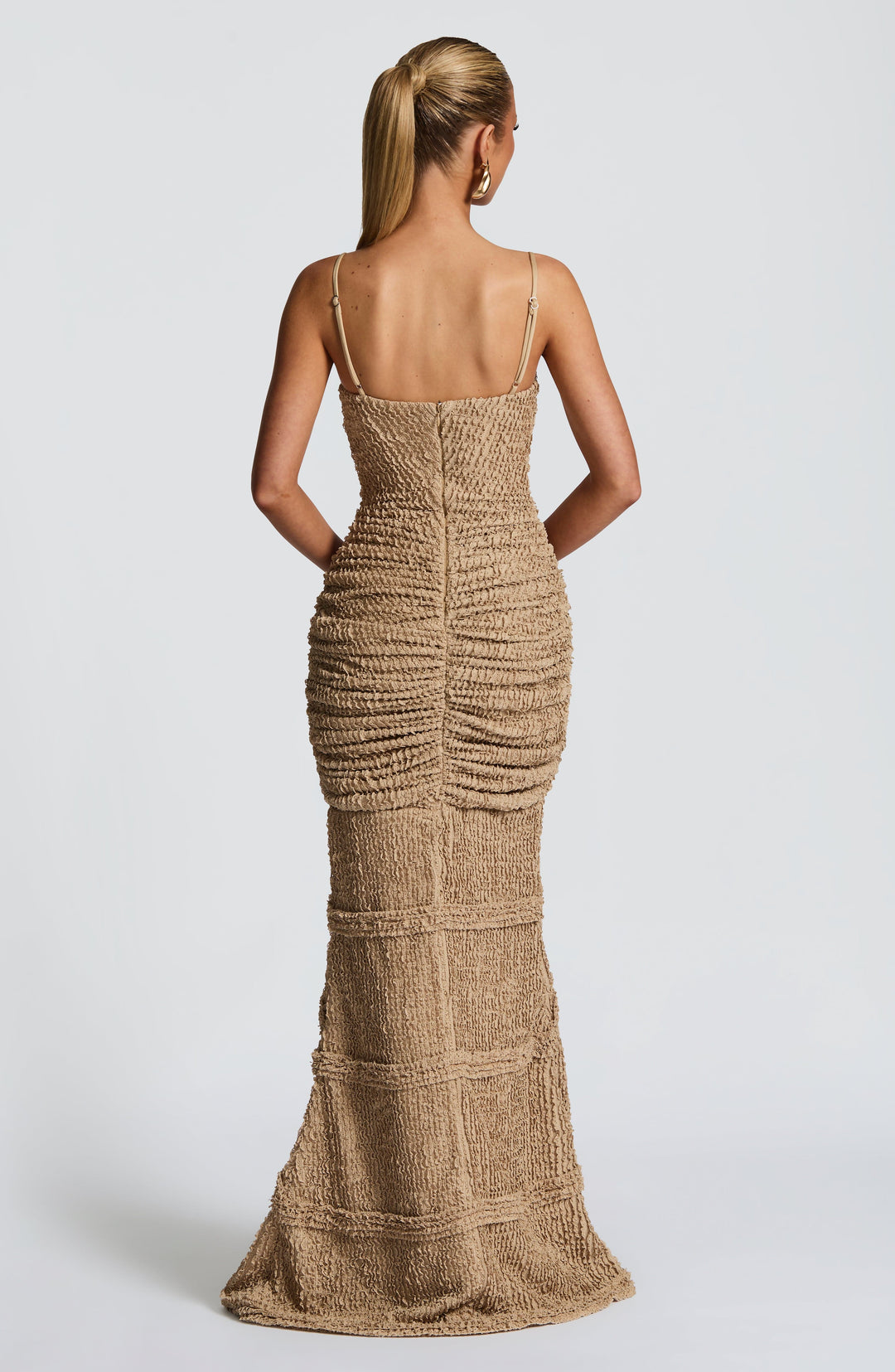 Nolaella Maxi Dress in Beige by Clandour, product photo 4