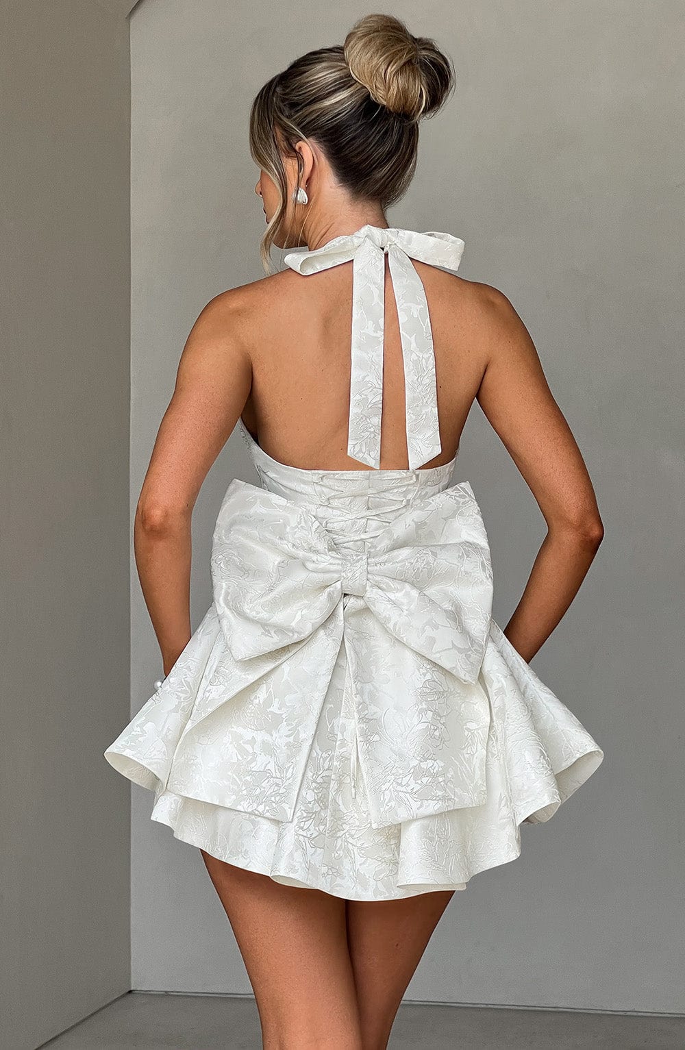 Nolaessa Playsuit in Ivory by Clandour, product photo 2