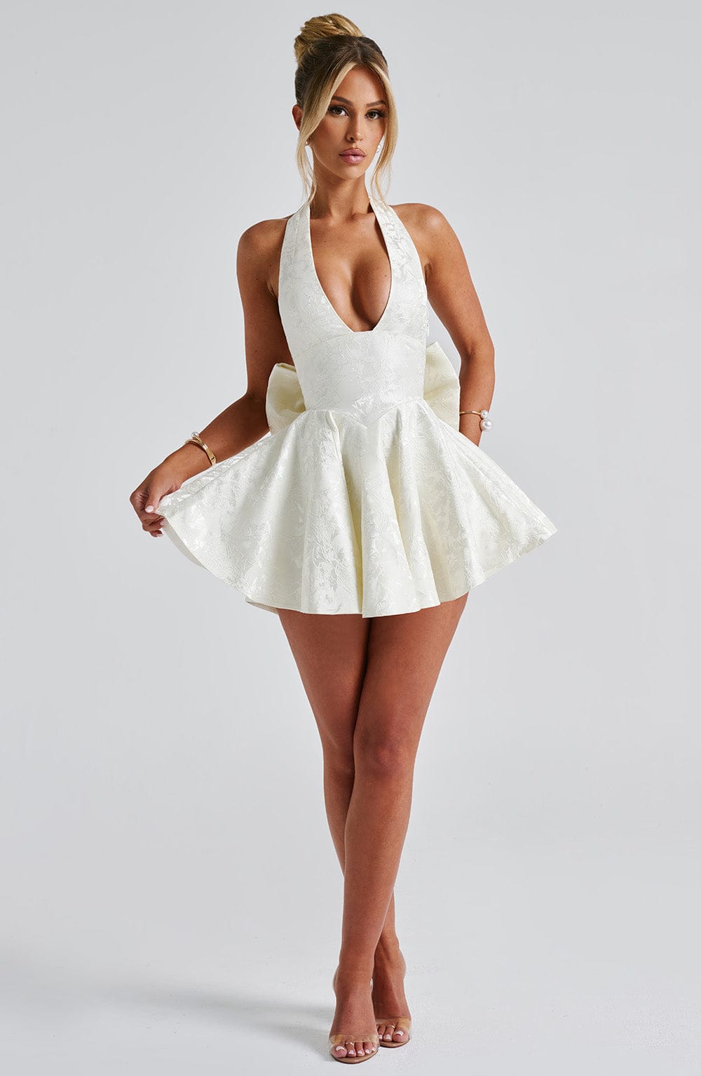 Nolaessa Playsuit in Ivory by Clandour, product photo 5