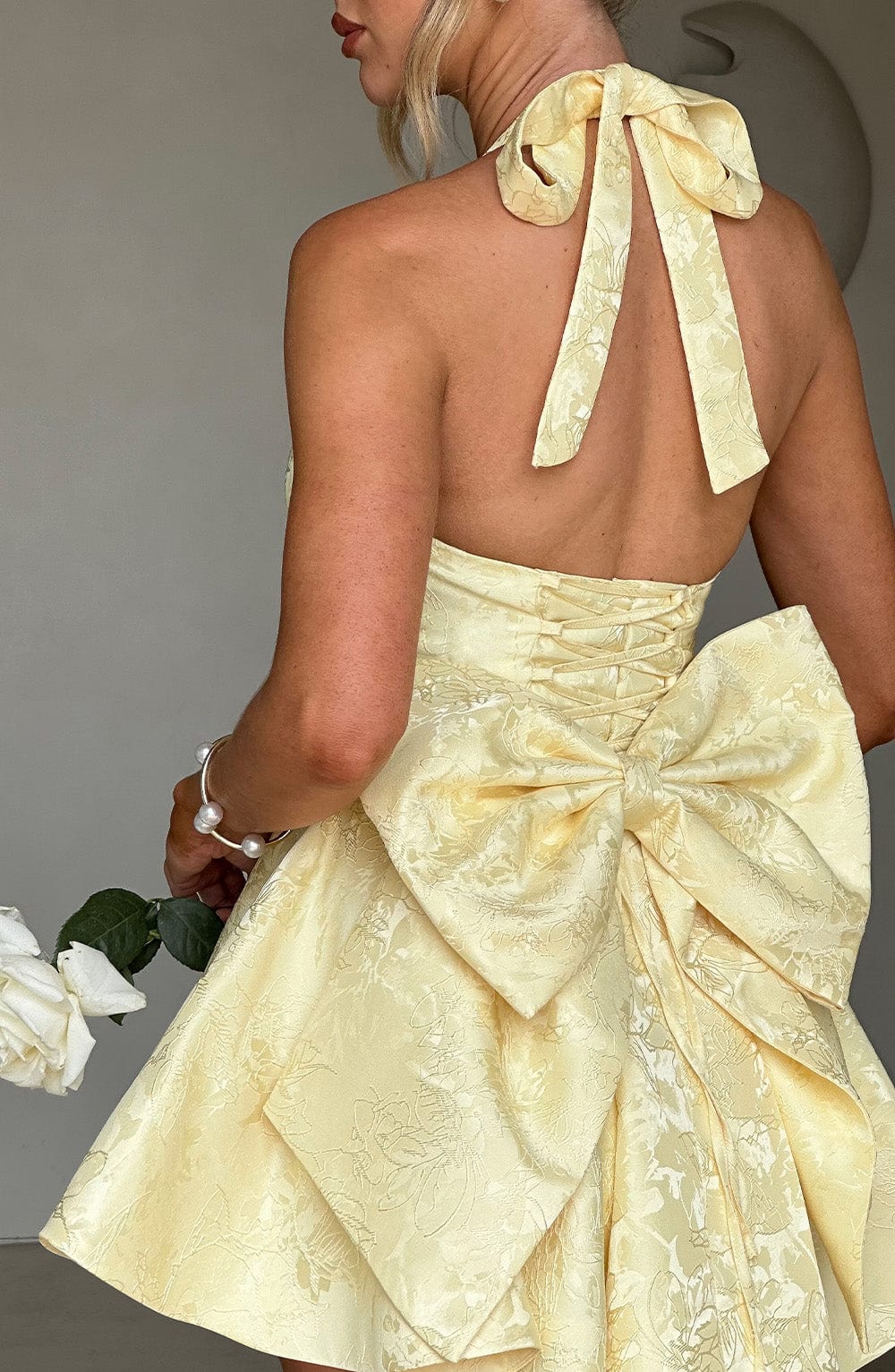 Nolaessa Playsuit in Lemon by Clandour, product photo 5