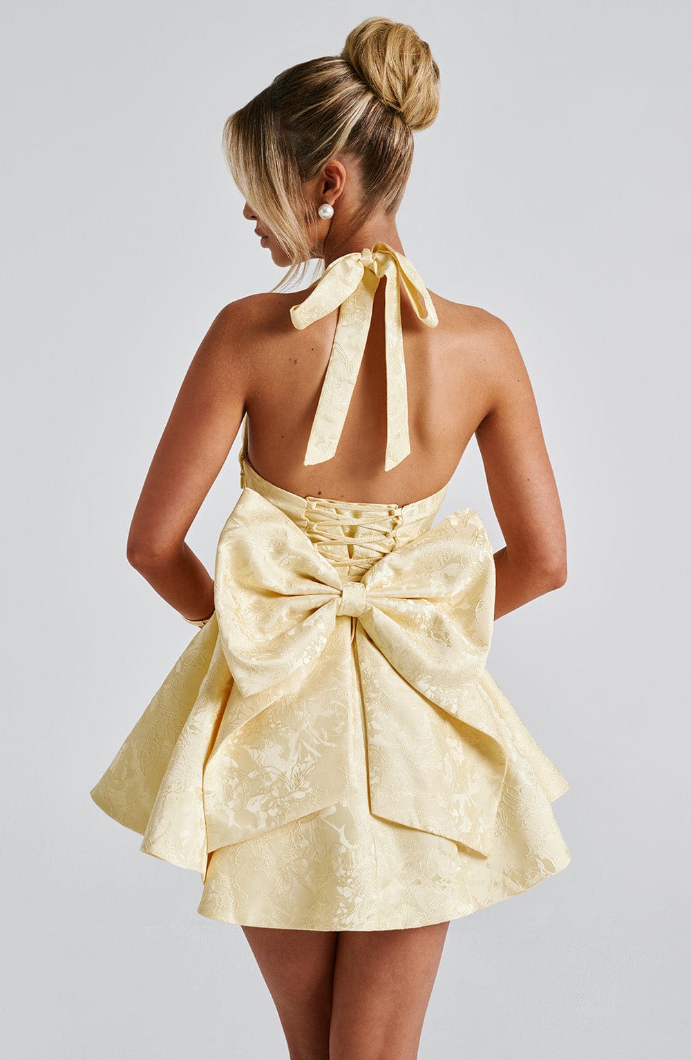 Nolaessa Playsuit in Lemon by Clandour, product photo 8