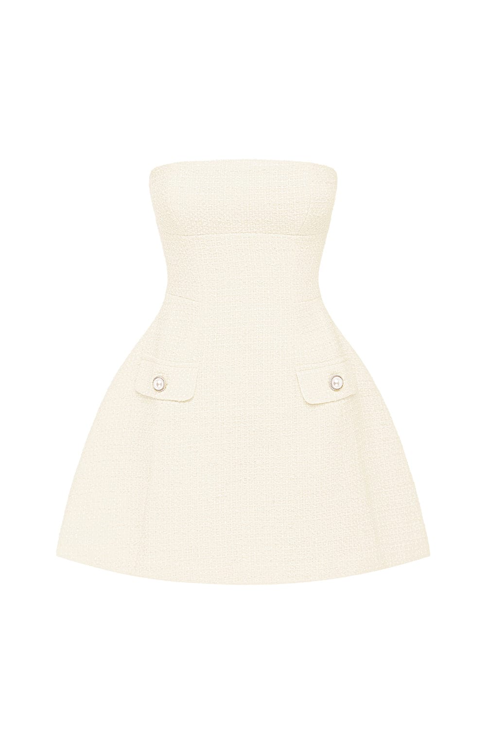 Nolaette Mini Dress in Ivory by Clandour, product photo 8