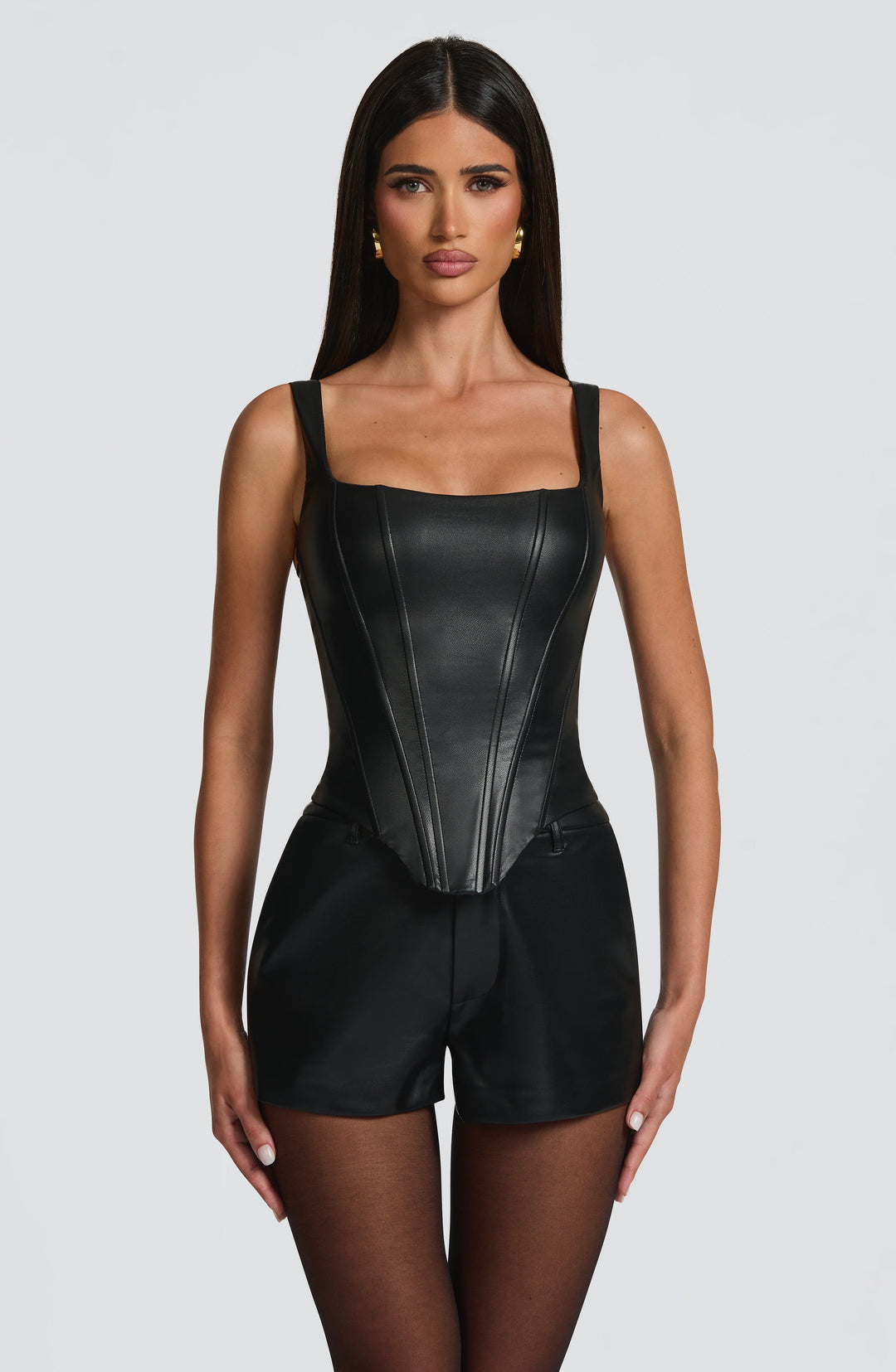 Nolaine Shorts in Black by Clandour, product photo 8