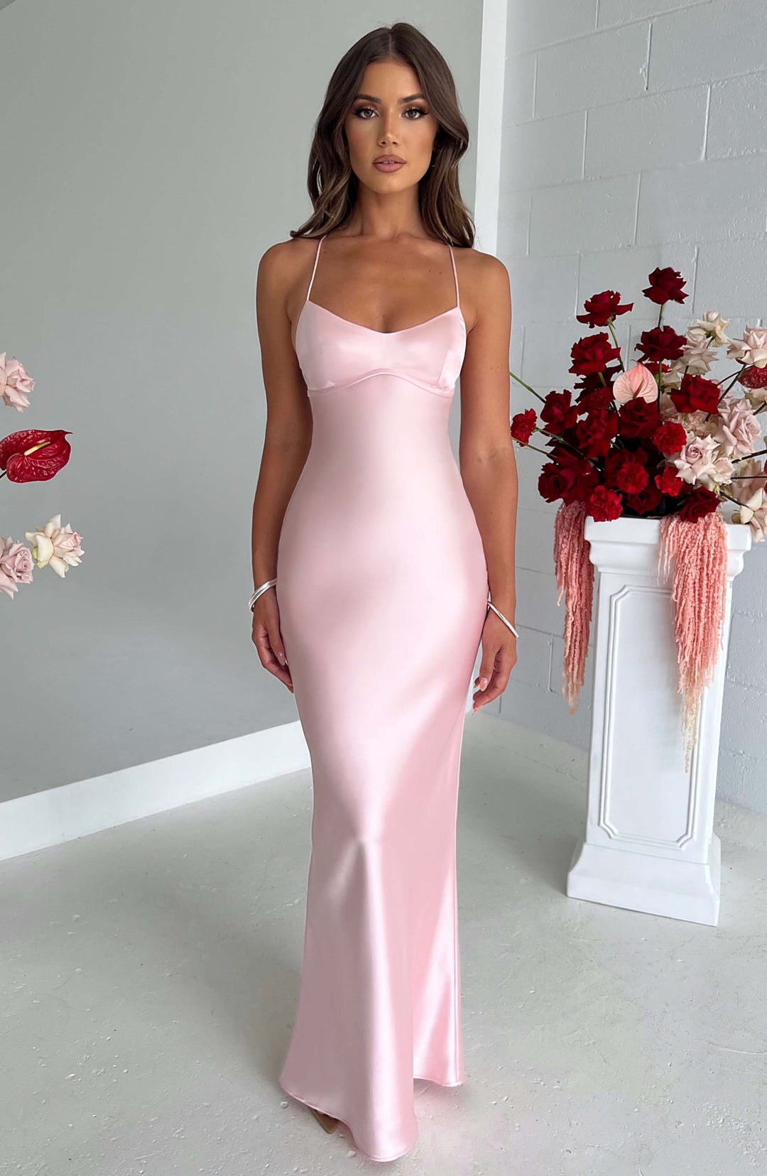 Nolamira Maxi Dress in Blush by Clandour, product photo 1