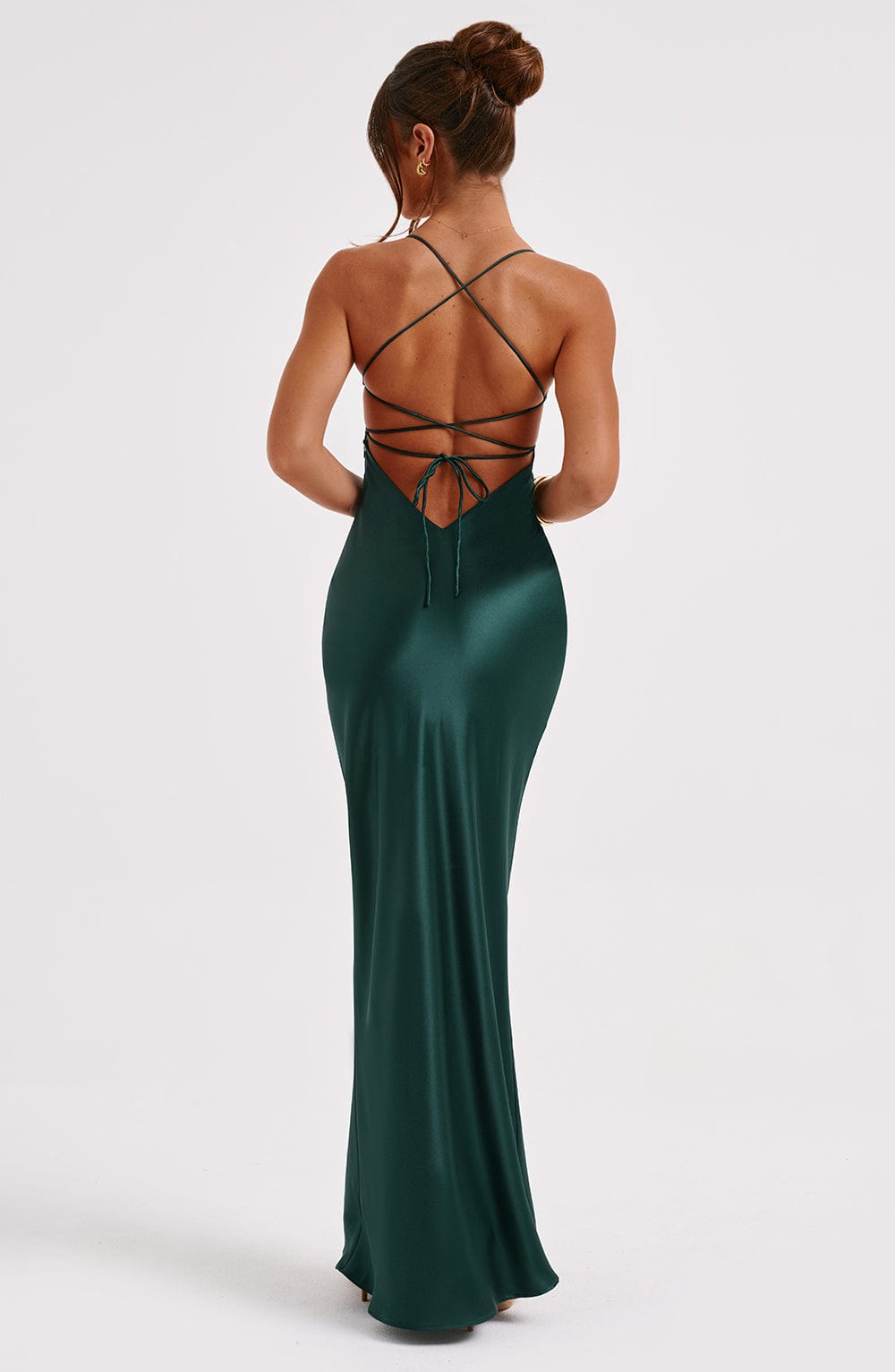 Nolamira Maxi Dress in Emerald by Clandour, product photo 7