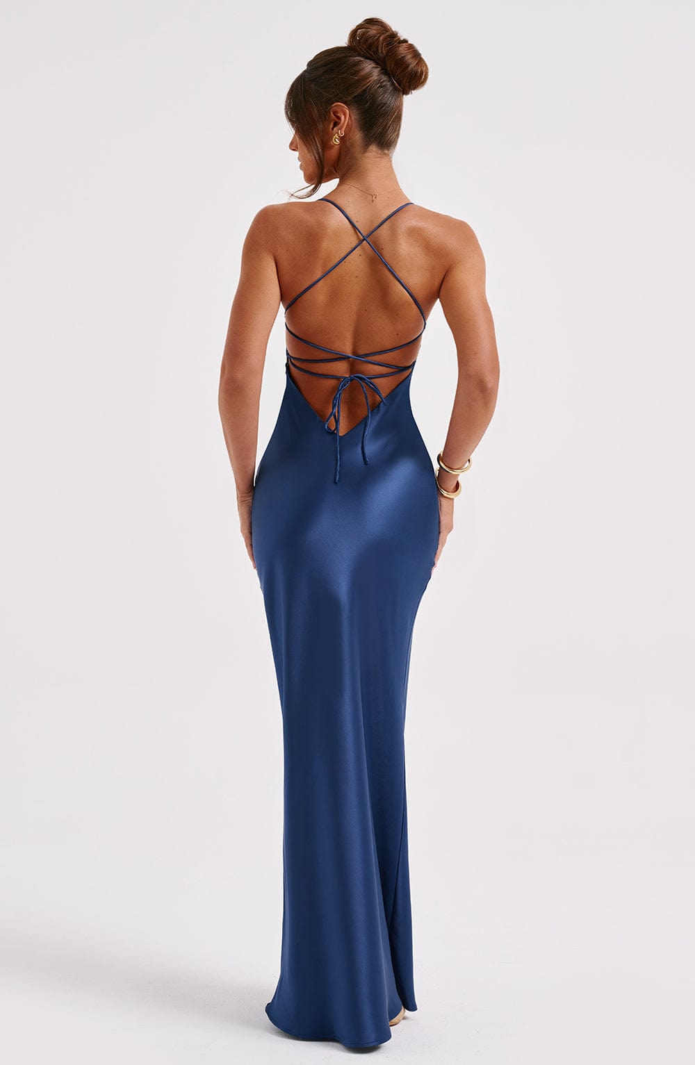 Nolamira Maxi Dress in Navy by Clandour, product photo 2