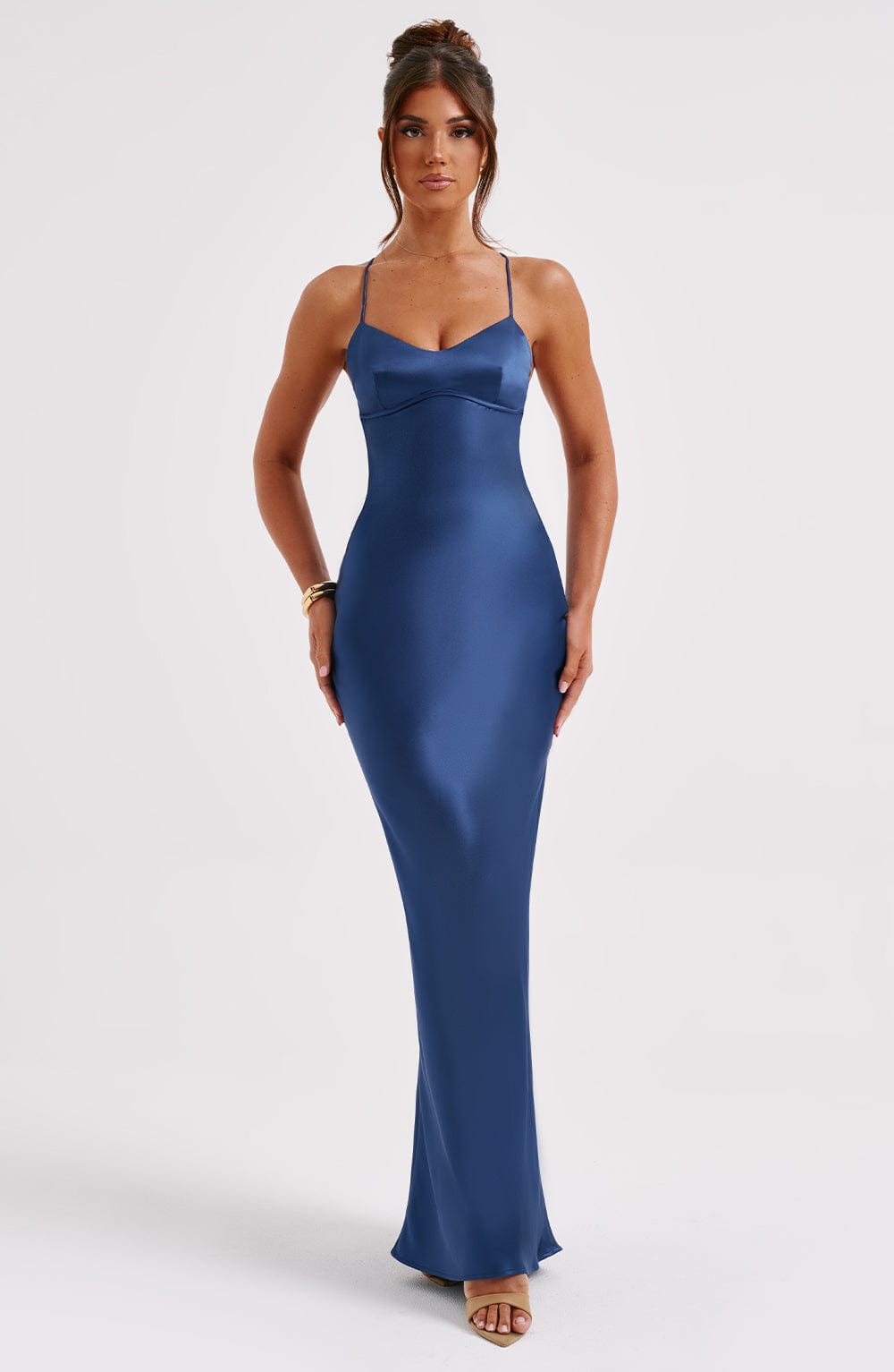 Nolamira Maxi Dress in Navy by Clandour, product photo 5