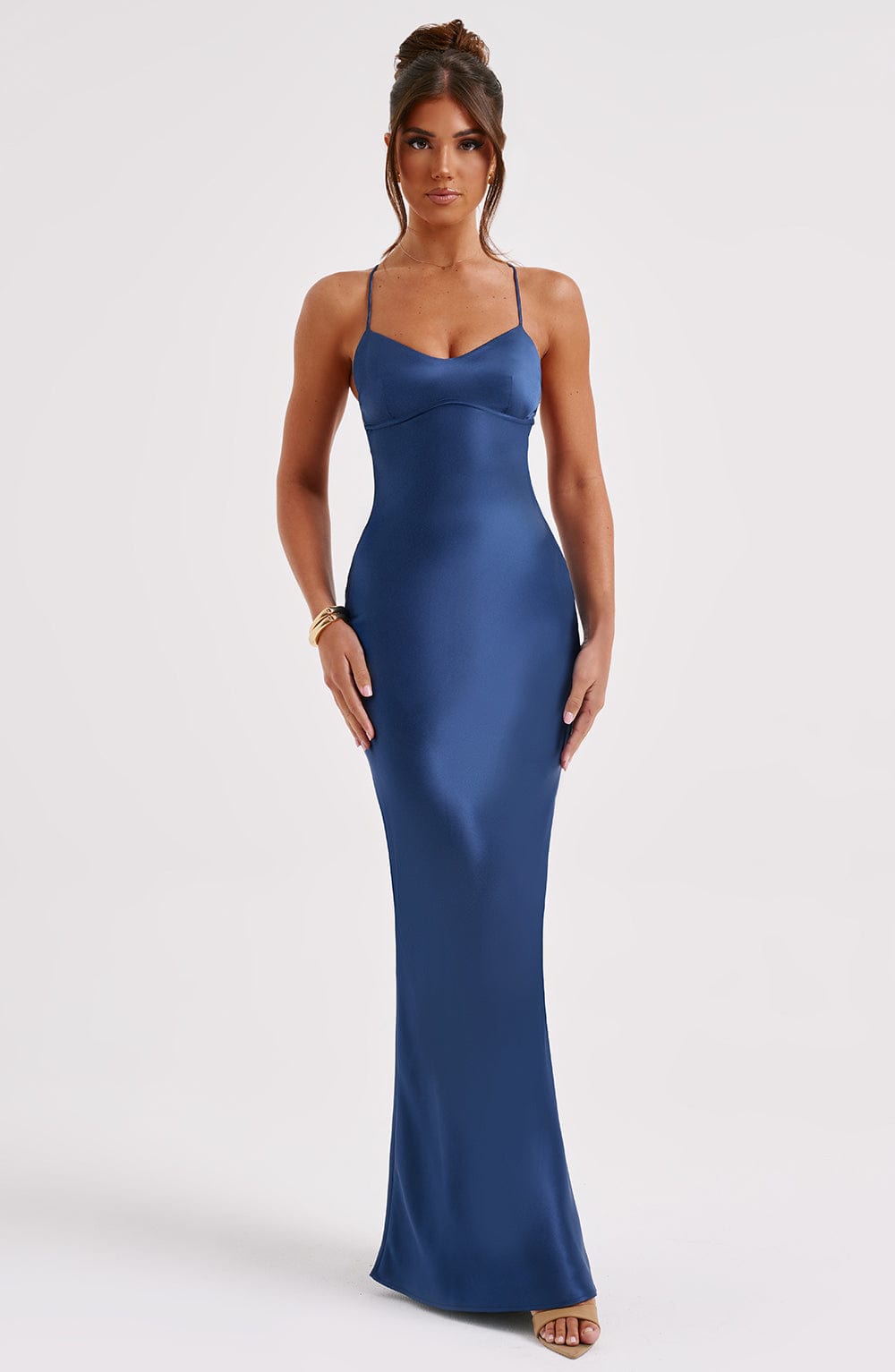 Nolamira Maxi Dress in Navy by Clandour, product photo 6