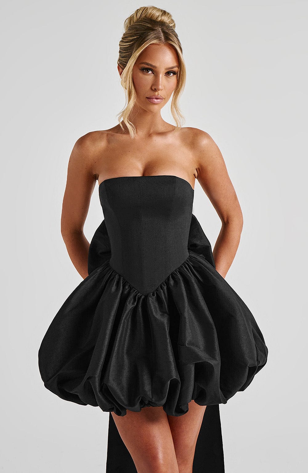 Nolanna Mini Dress in Black by Clandour, product photo 5