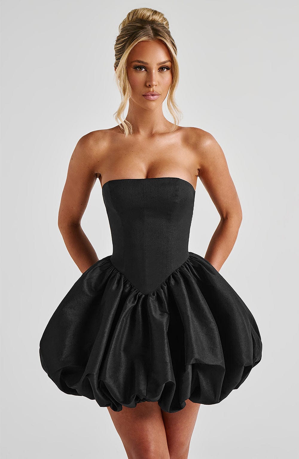 Nolanna Mini Dress in Black by Clandour, product photo 8
