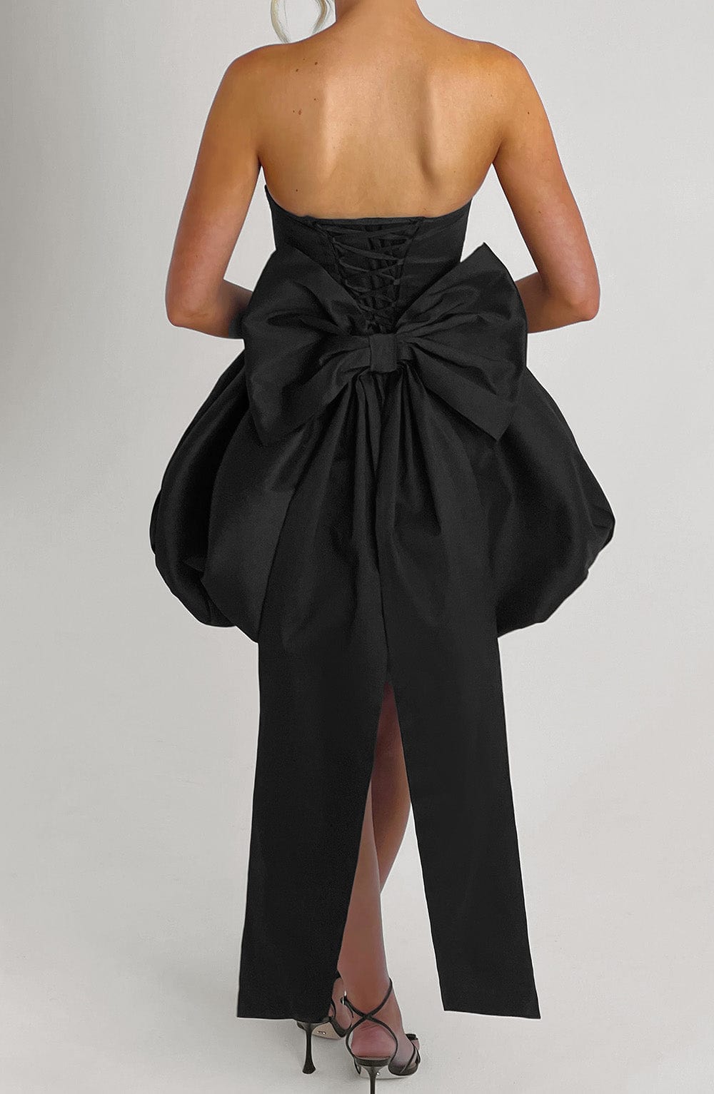 Nolanna Mini Dress in Black by Clandour, product photo 10