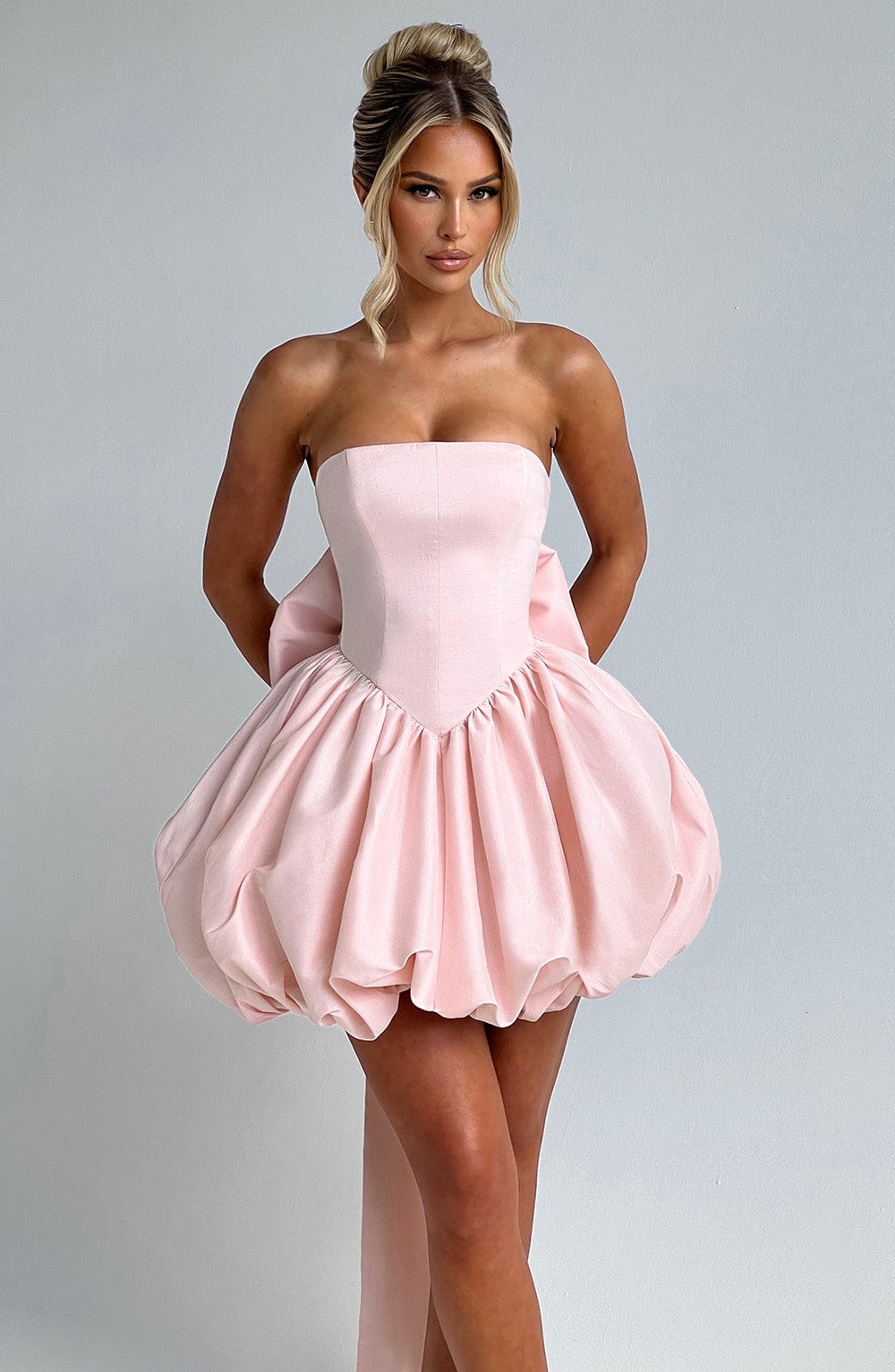 Nolanna Mini Dress in Blush by Clandour, product photo 4