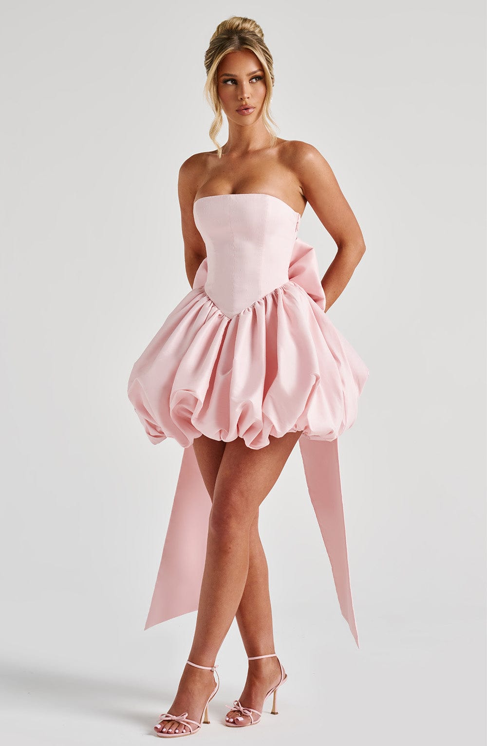 Nolanna Mini Dress in Blush by Clandour, product photo 6
