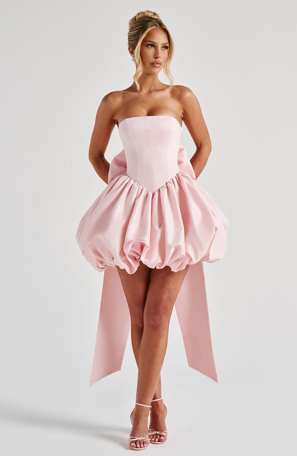 Nolanna Mini Dress in Blush by Clandour, product photo 7