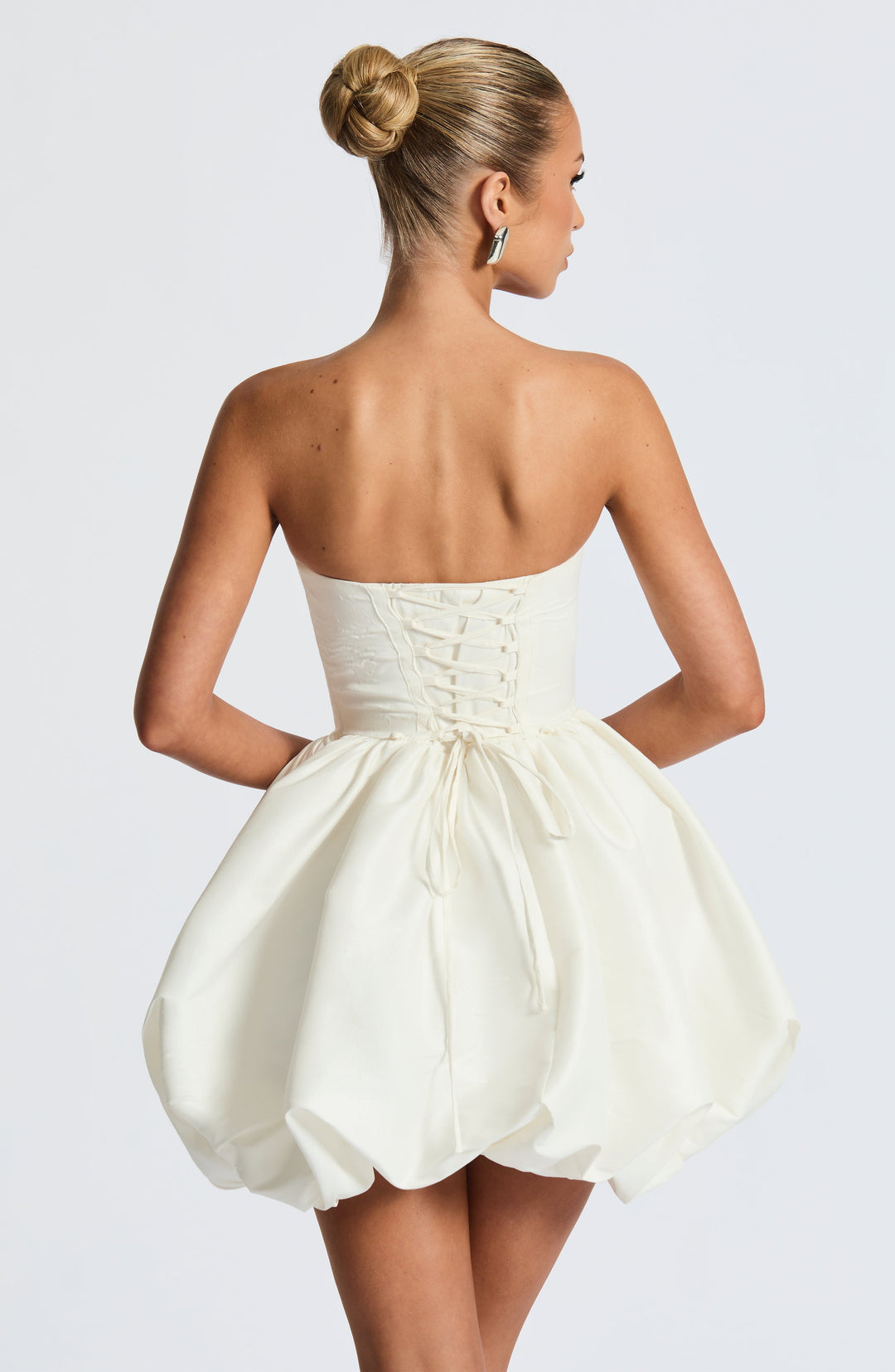 Nolanna Mini Dress in Ivory by Clandour, product photo 8