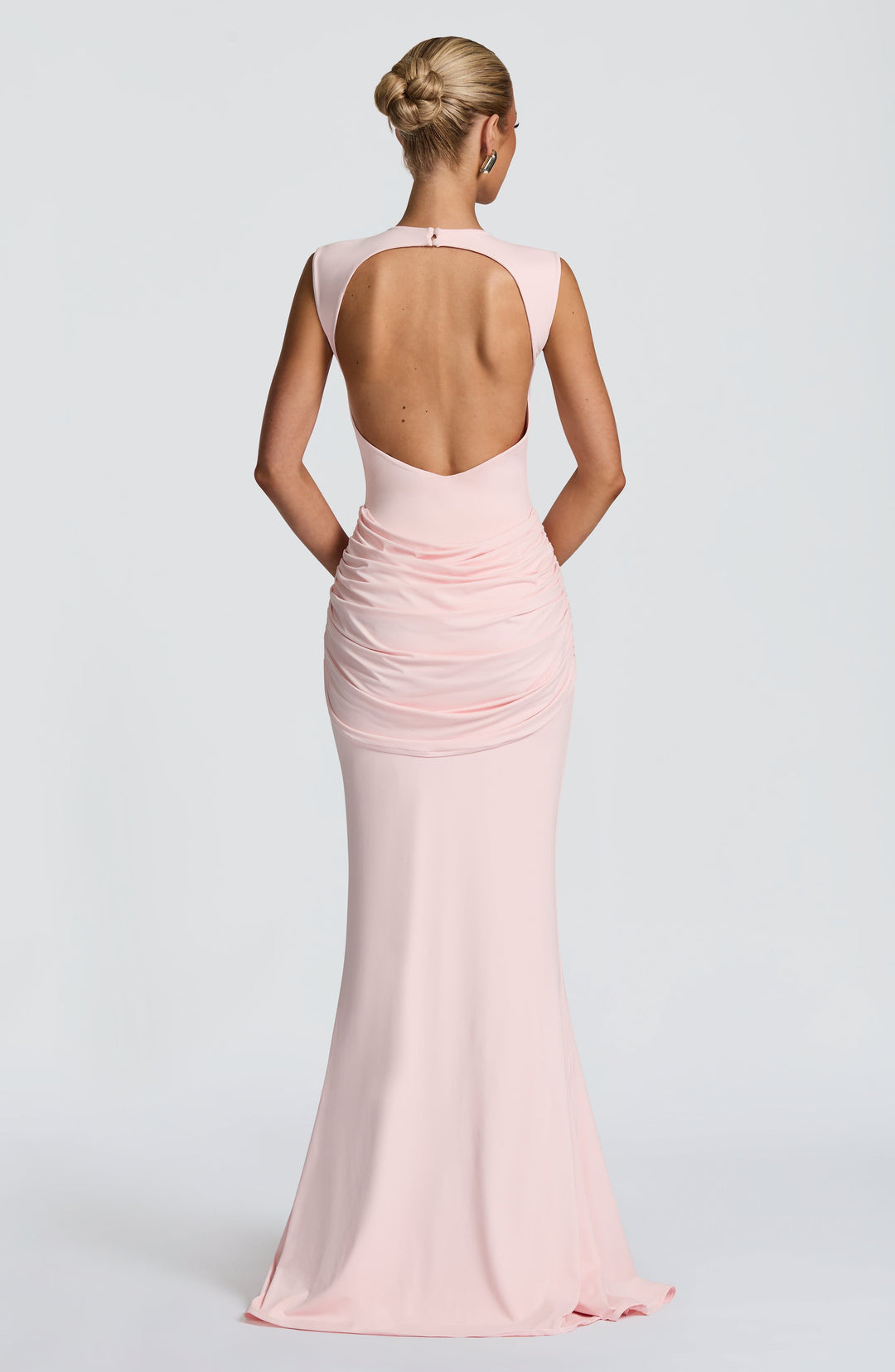 Nolaora Maxi Dress in Blush by Clandour, product photo 2