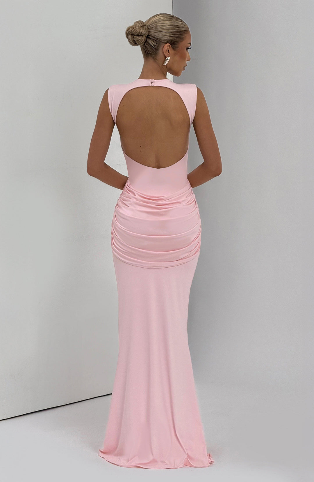 Nolaora Maxi Dress in Blush by Clandour, product photo 9