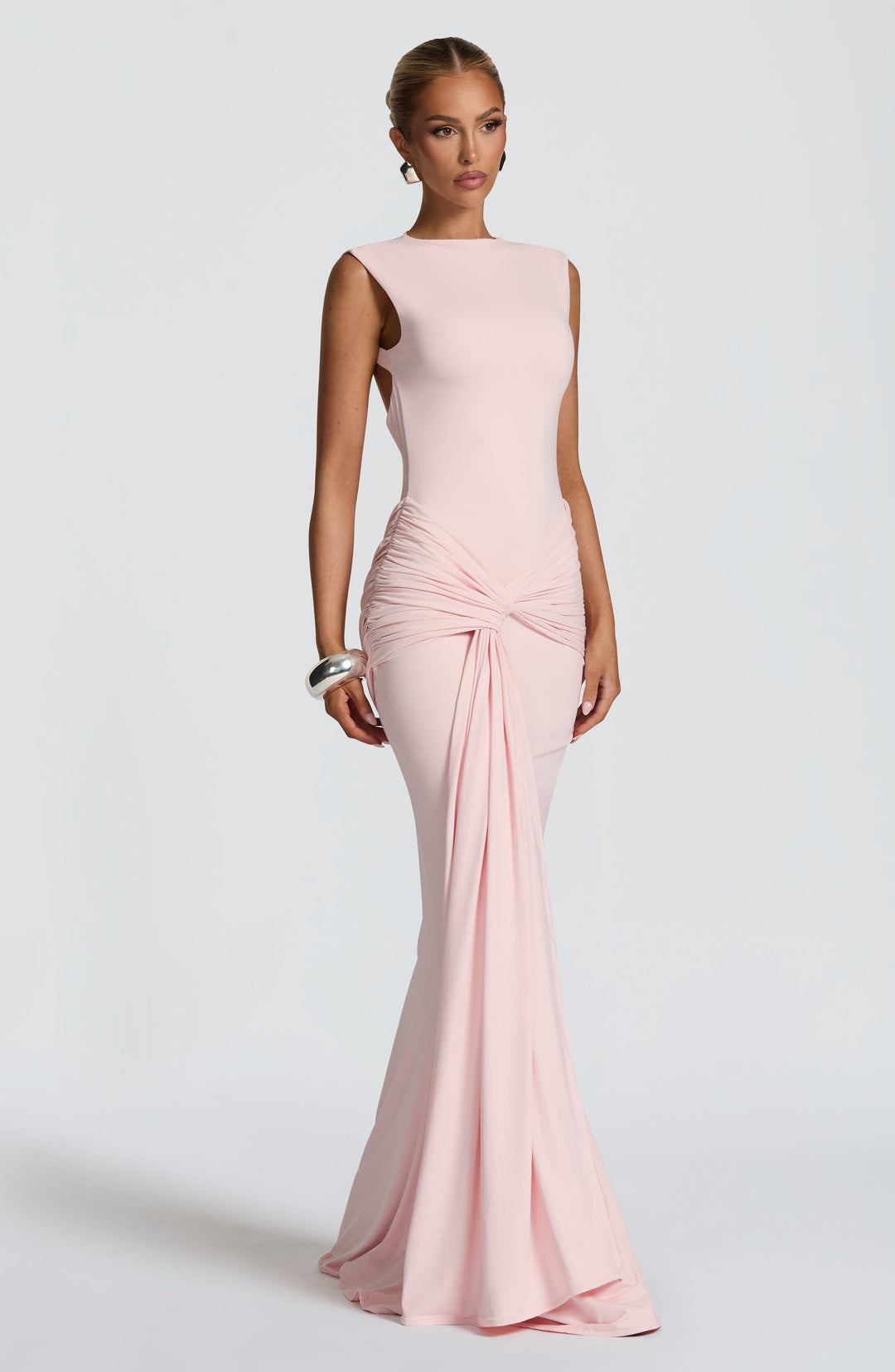 Nolaora Maxi Dress in Blush by Clandour, product photo 11