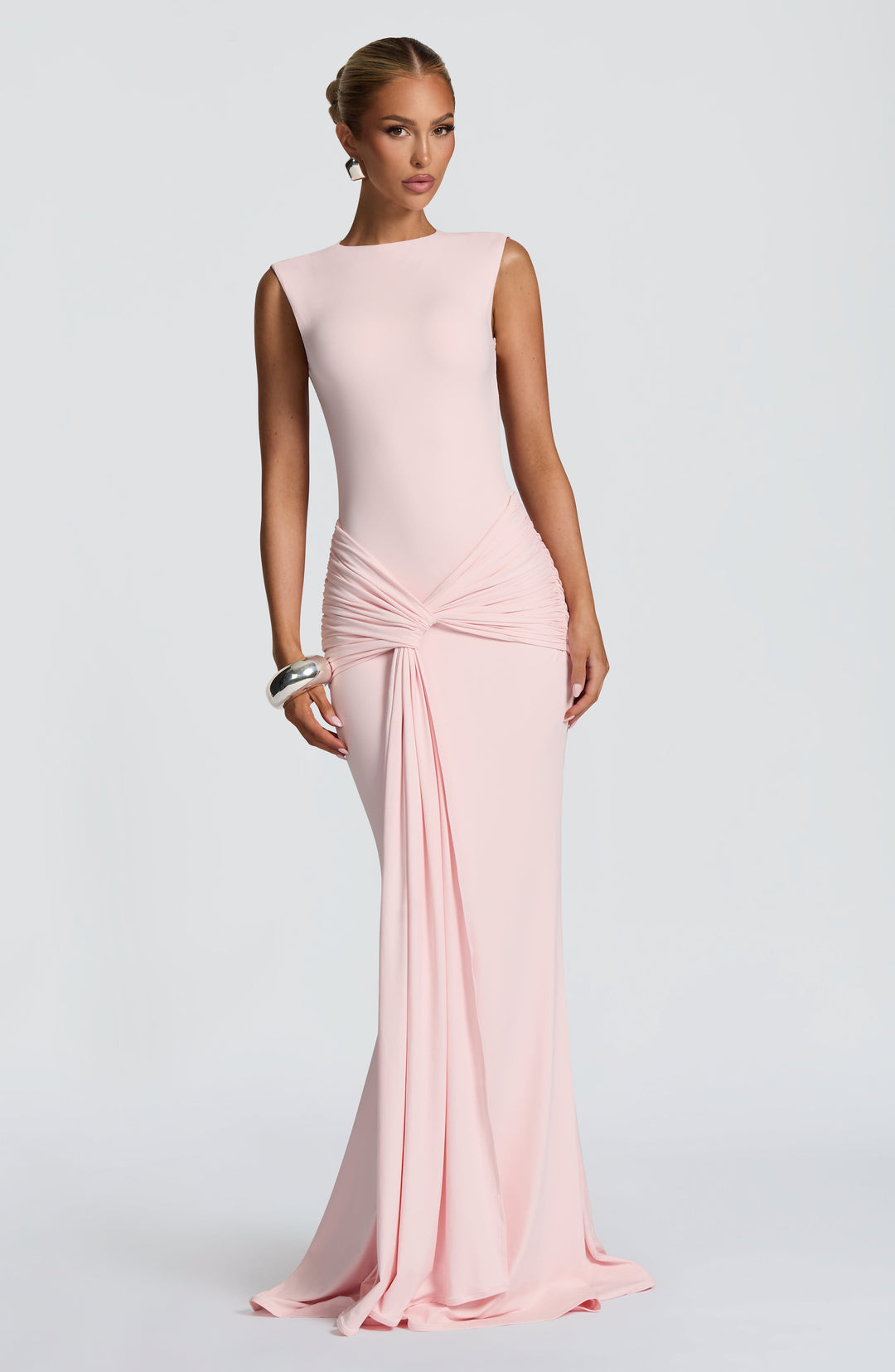 Nolaora Maxi Dress in Blush by Clandour, product photo 12