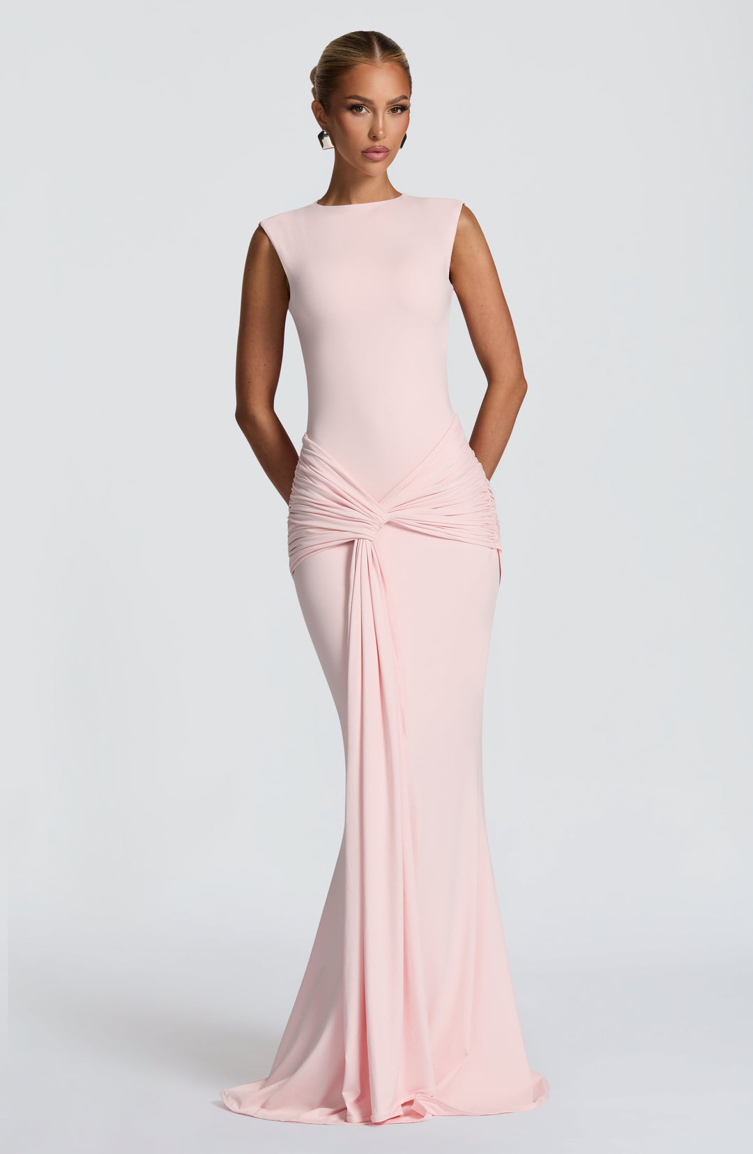 Nolaora Maxi Dress in Blush by Clandour, product photo 13
