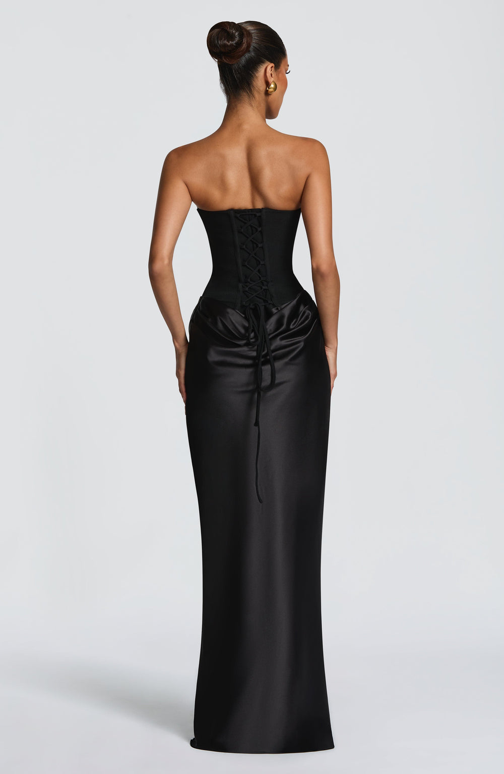 Nolaoria Maxi Dress in Black by Clandour, product photo 2