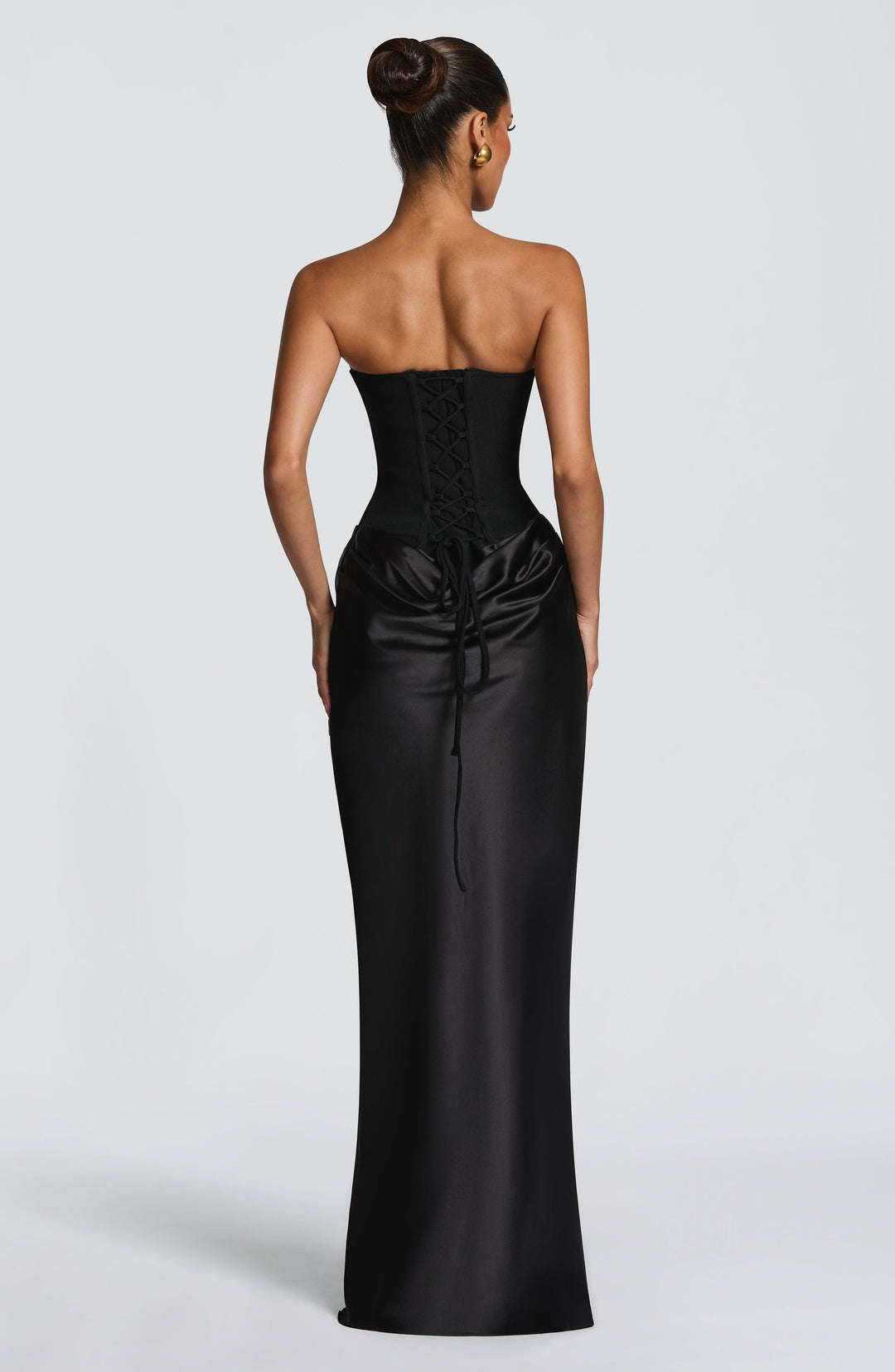 Nolaoria Maxi Dress in Black by Clandour, product photo 2