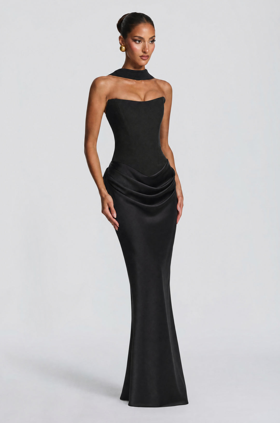 Clandour | Nolaoria Maxi Dress - Black - product photo 3