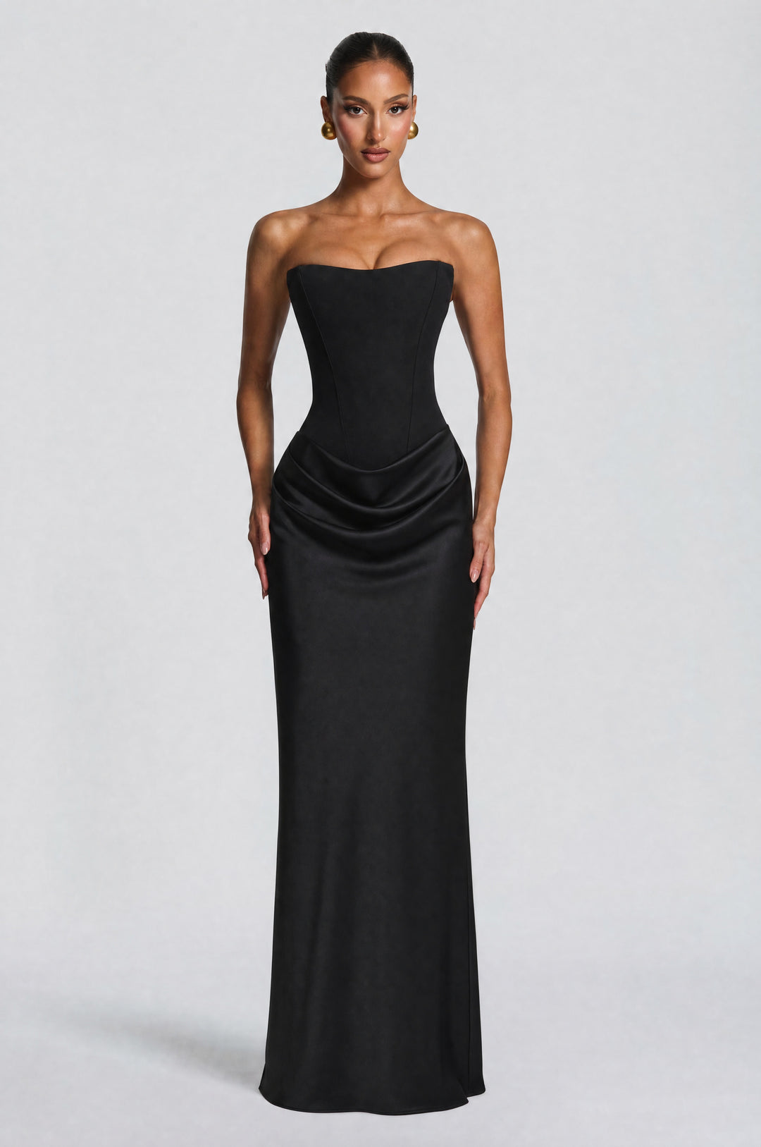 Clandour | Nolaoria Maxi Dress - Black - product photo 4