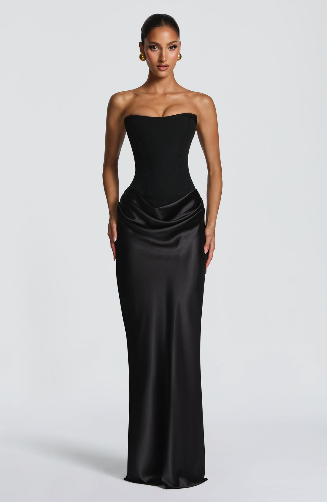 Nolaoria Maxi Dress in Black by Clandour, product photo 6