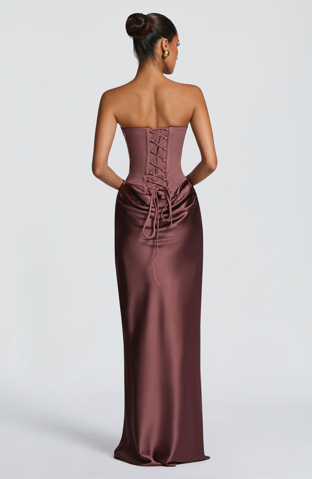 Nolaoria Maxi Dress in Dusty Rose by Clandour, product photo 2