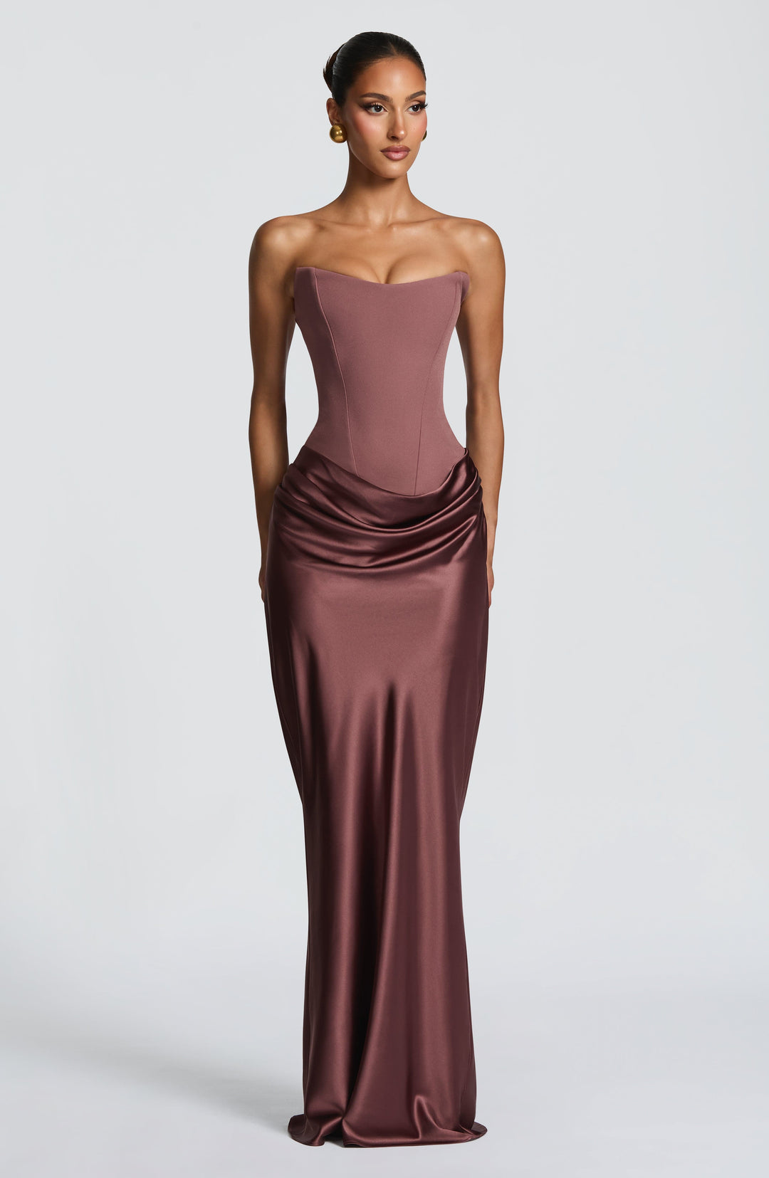 Nolaoria Maxi Dress in Dusty Rose by Clandour, product photo 7