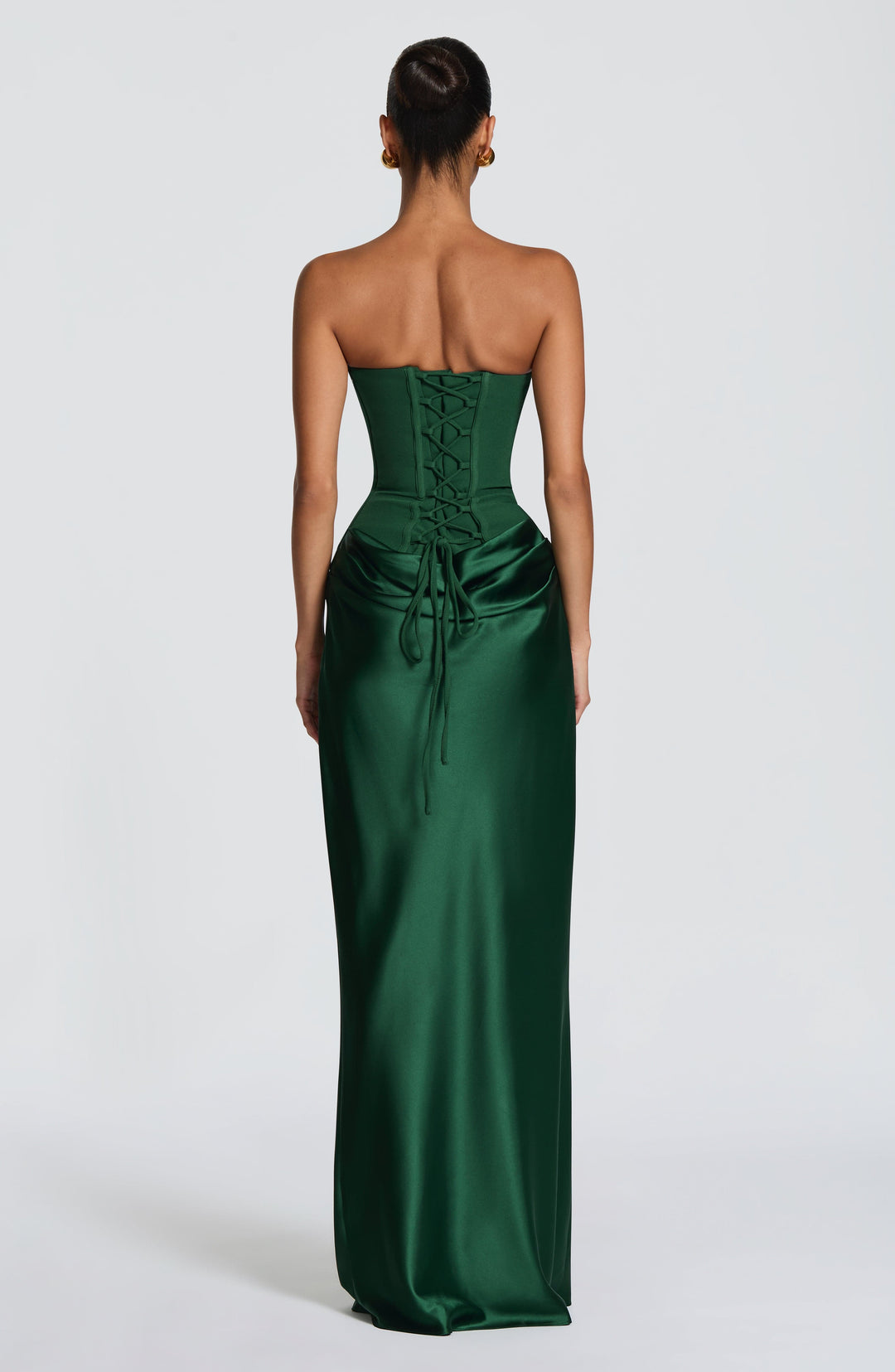 Nolaoria Maxi Dress in Emerald by Clandour, product photo 2