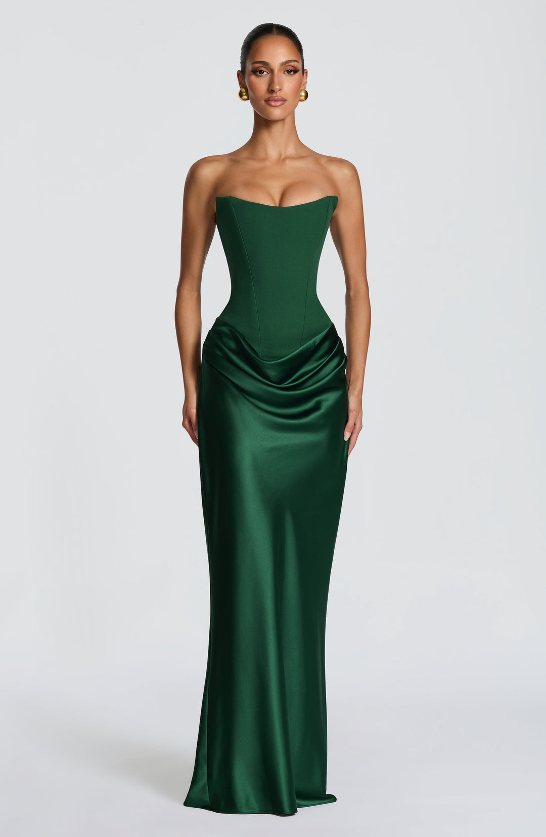 Nolaoria Maxi Dress in Emerald by Clandour, product photo 7