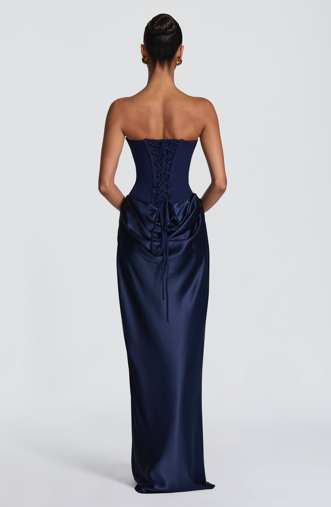 Nolaoria Maxi Dress in Navy by Clandour, product photo 3