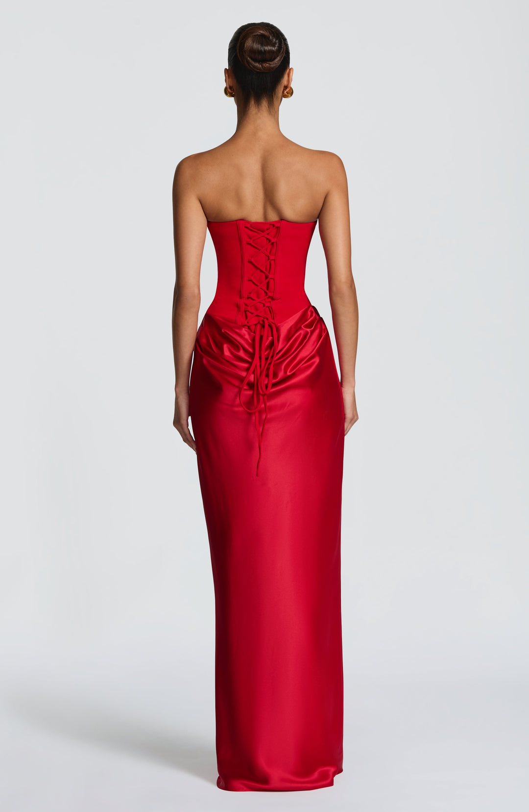 Nolaoria Maxi Dress in Red by Clandour, product photo 2
