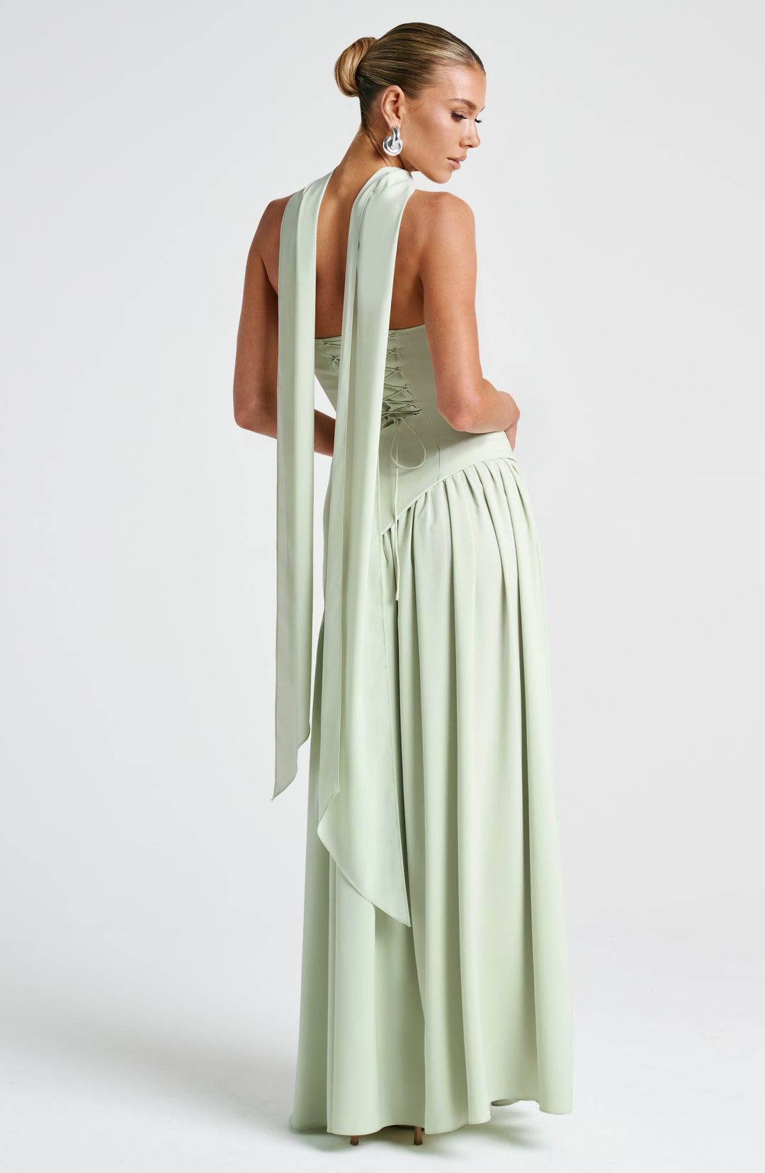 Nolavieve Maxi Dress in Mint by Clandour, product photo 4