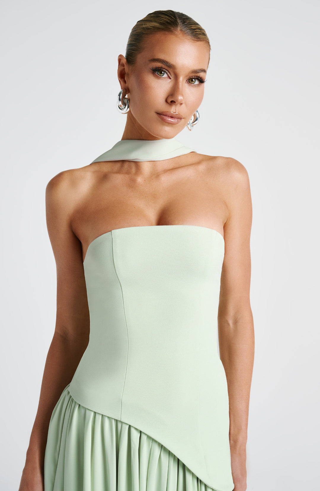 Nolavieve Maxi Dress in Mint by Clandour, product photo 8